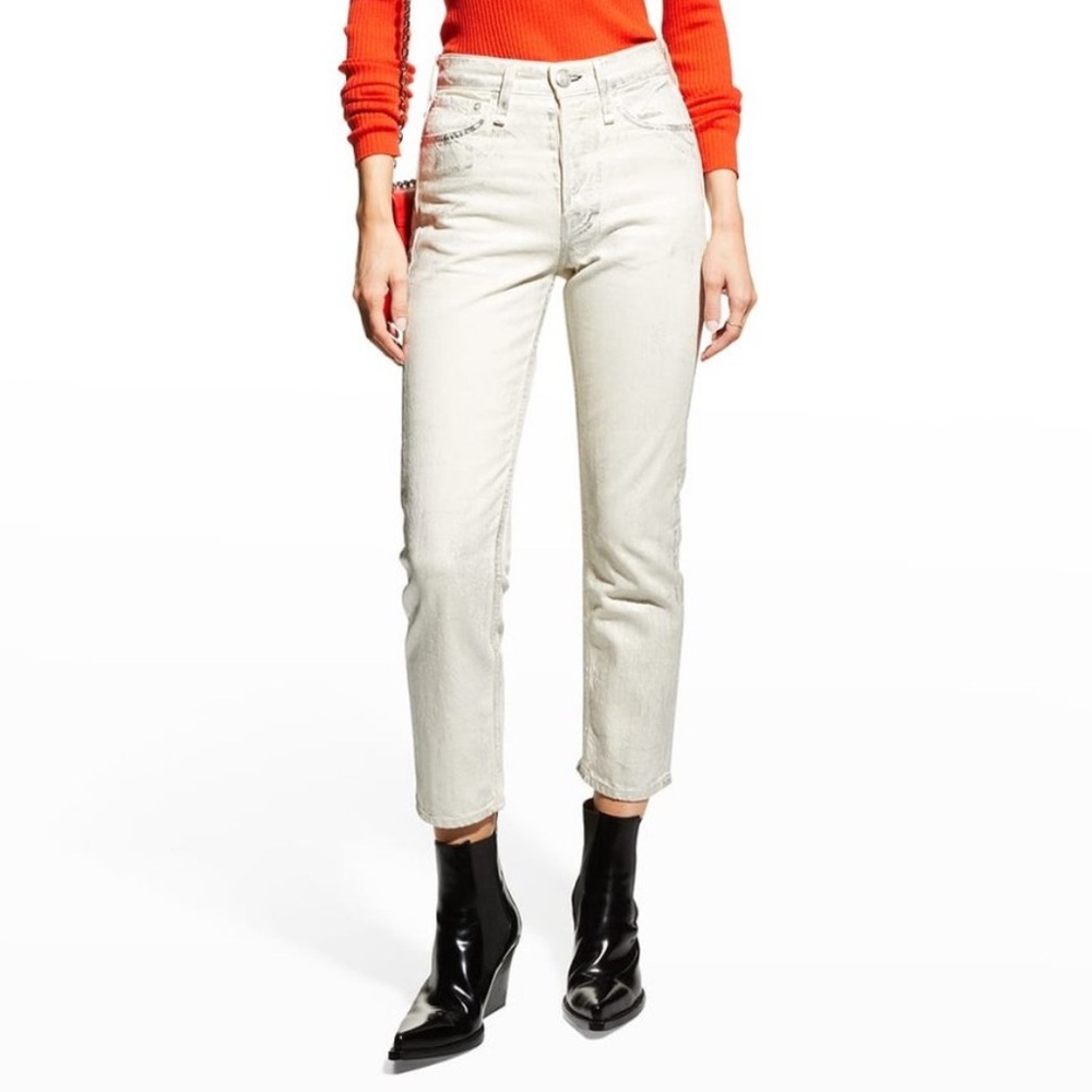 rag & bone Maya high-rise Straight Leg Pants